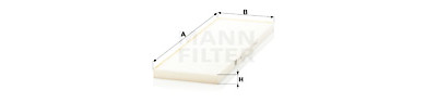 Filtre, air de l'habitacle