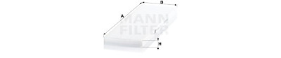 Filtre, air de l'habitacle