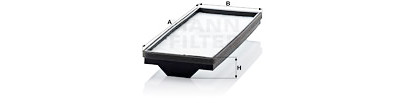 Filtre, air de l'habitacle