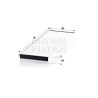 Filtre à air habitacle MANN-FILTER CU 4662