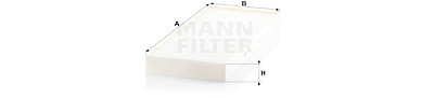 Filtre, air de l'habitacle