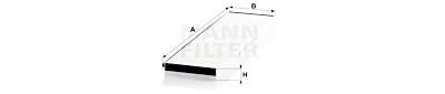 Filtre, air de l'habitacle