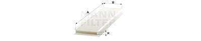 Filtre, air de l'habitacle
