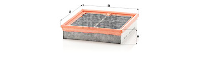 Filtre, air de l'habitacle