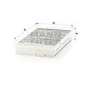 Filtre, air de l'habitacle