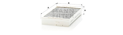 Filtre, air de l'habitacle