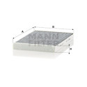 Filtre, air de l'habitacle