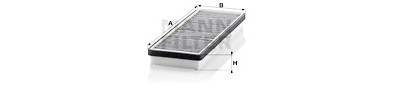Filtre à air habitacle MANN-FILTER CUK 3823