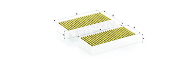 Filtre, air de l'habitacle