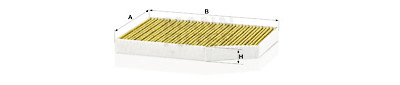 Filtre, air de l'habitacle