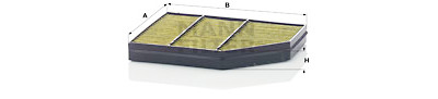 Filtre, air de l'habitacle