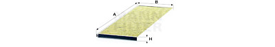 Filtre, air de l'habitacle