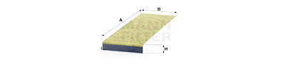 Filtre, air de l'habitacle