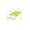 Filtre, air de l'habitacle