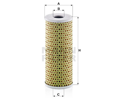 Filtre à huile MANN-FILTER H 729
