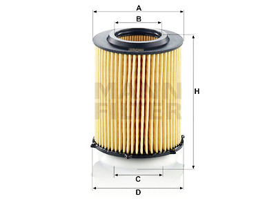 Filtre à huile MANN-FILTER HU 7044 z