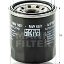 Filtre à huile MANN-FILTER MW 68/1