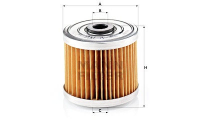 Filtre à carburant MANN-FILTER P 710/1
