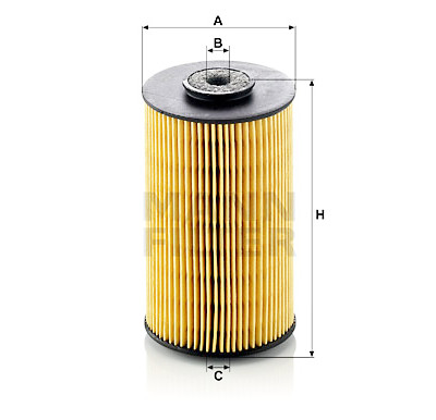 Filtre à carburant MANN-FILTER P 811 x