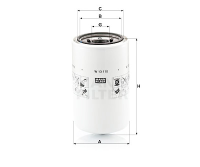 Filtre à huile MANN-FILTER W 13 110