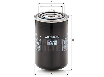 Filtre à carburant MANN-FILTER WDK 9100/2