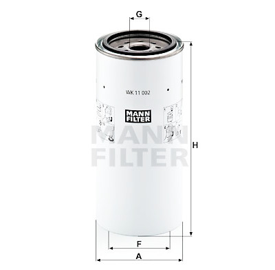 Filtre à carburant MANN-FILTER WK 11 002 x