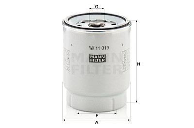 Filtre à carburant MANN-FILTER WK 11 019 z