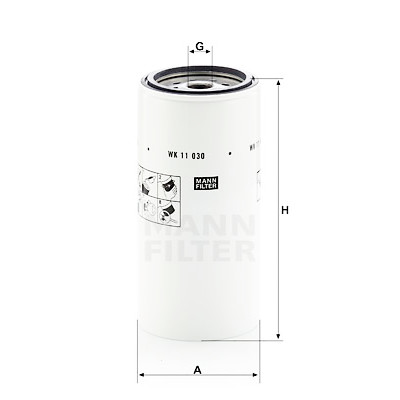 Filtre à carburant MANN-FILTER WK 11 030 x
