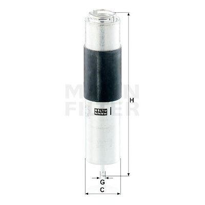 Filtre à carburant MANN-FILTER WK 5016 z