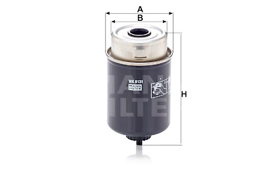 Filtre à carburant MANN-FILTER WK 8131