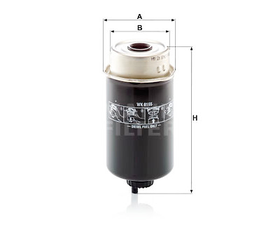 Filtre à carburant MANN-FILTER WK 8165