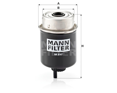 Filtre à carburant MANN-FILTER WK 8167