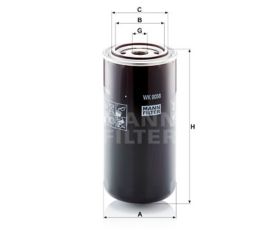 Filtre à carburant MANN-FILTER WK 9056