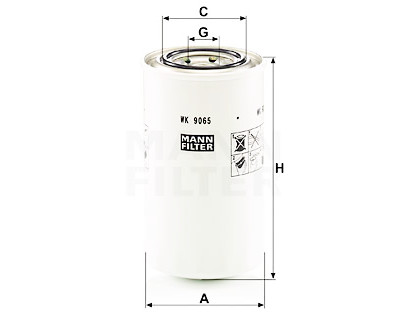 Filtre à carburant MANN-FILTER WK 9065