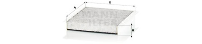 Filtre, air de l'habitacle