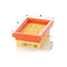 Filtre, ventilation du carter-moteur
