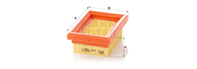 Filtre, ventilation du carter-moteur