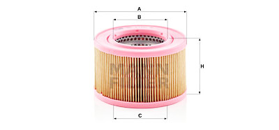 Filtre à air MANN-FILTER C 1540