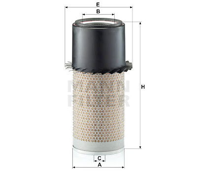 Filtre à air MANN-FILTER C 18 436