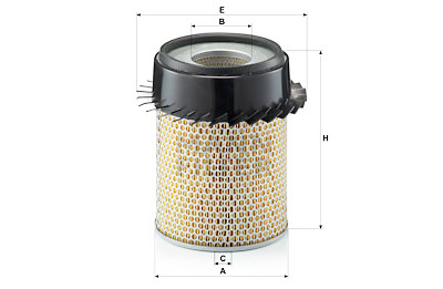 Filtre à air MANN-FILTER C 21 317