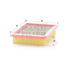 Filtre à air MANN-FILTER C 2368