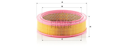 Filtre à air MANN-FILTER C 2443/1