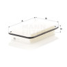 Filtre à air MANN-FILTER C 25 006