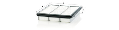 Filtre à air MANN-FILTER C 25 020
