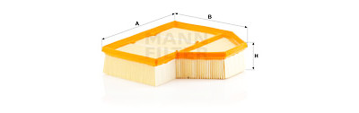 Filtre à air MANN-FILTER C 25 112