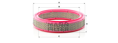 Filtre à air MANN-FILTER C 2535/2