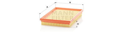 Filtre à air MANN-FILTER C 2557