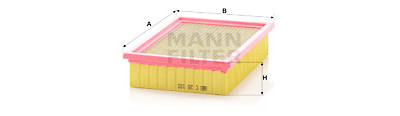 Filtre à air MANN-FILTER C 26 100