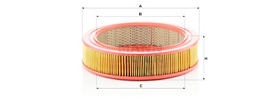 Filtre à air MANN-FILTER C 2645