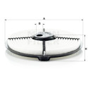 Filtre à air MANN-FILTER C 2645/1